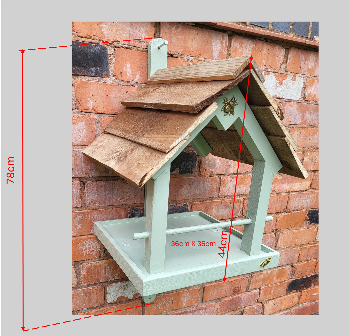 WALL MOUNTED BIRD TABLE