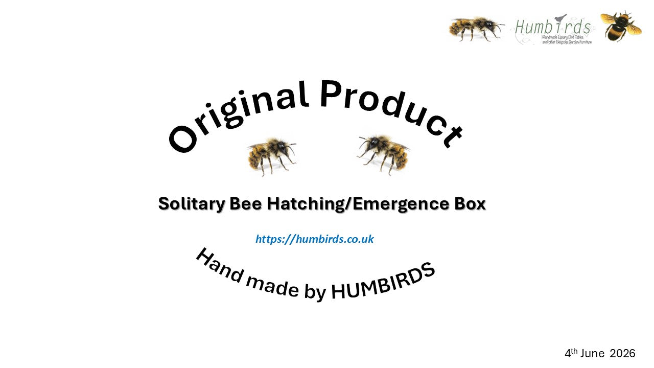 Solitary Bee Emergence/Hatching Box - NEW