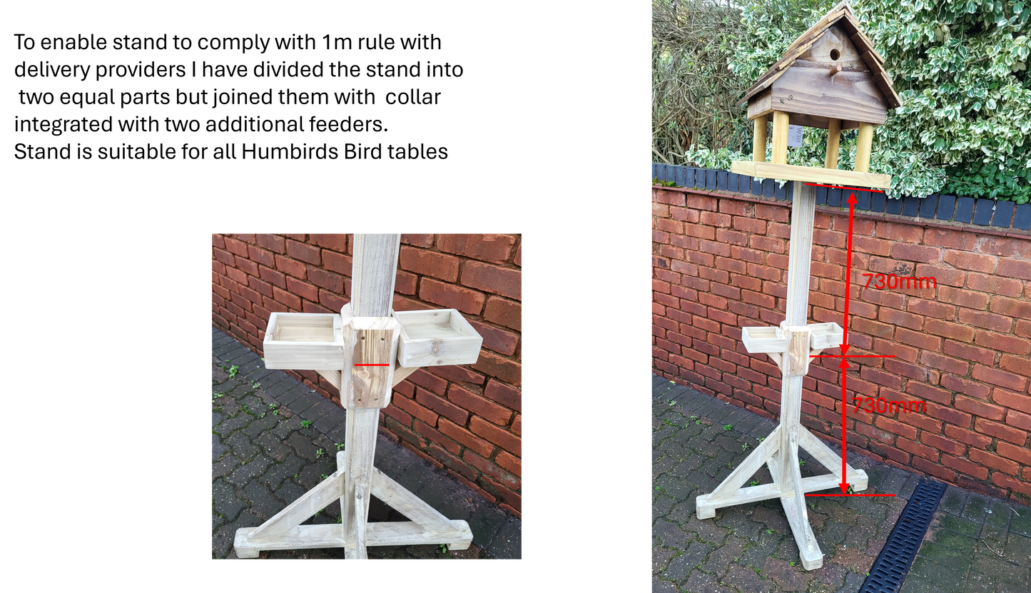 Bird Table Stand — Freestanding & Split Post Options